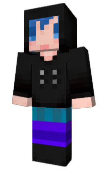Minecraft skin Hakuri