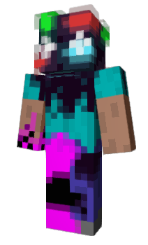 Minecraft скін по ніку Gl2tch3r