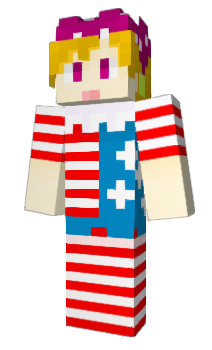 Minecraft скін по ніку Clown_piece