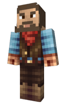 Minecraft skin Cowboy