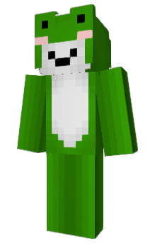 Minecraft skin frog_o
