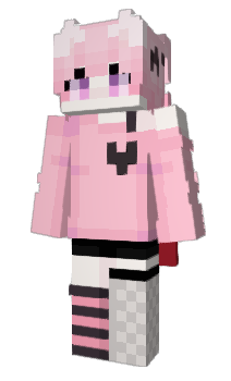 Minecraft skin FemboyNickPanda