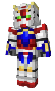 Minecraft skin GUNDAMt