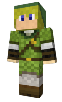 Minecraft скин по нику Linkthelegend