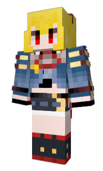 Minecraft skin SilverWolfKrin